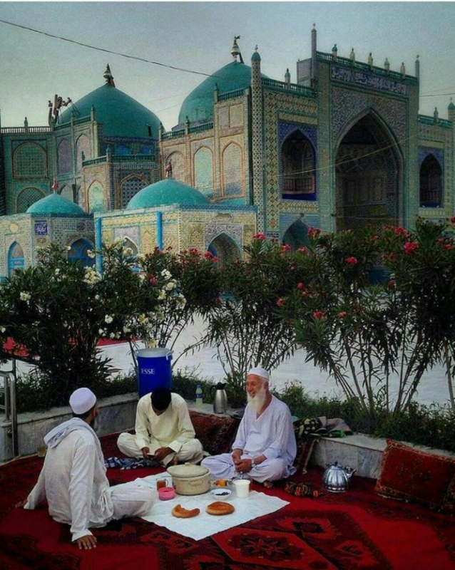 Three Men in Mazar Sharif